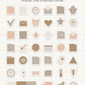 Planner Stickers - Sheet v8